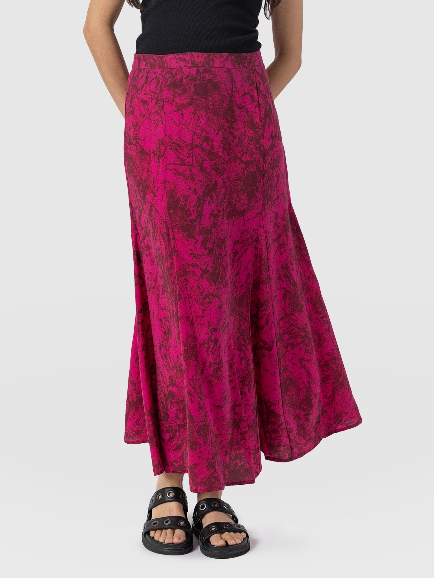 Audrey Skirt Pink Marble - Women's Skirts | Saint + Sofia® US